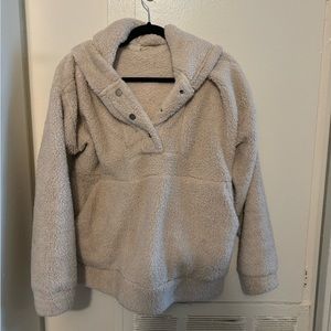 NEW Roxy Tan Teddy Hoodie